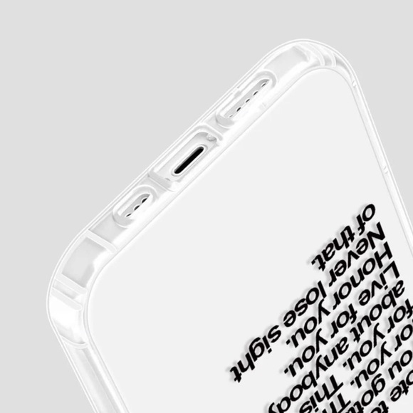 Words Of Encouragement IPhone Case- Clear / Transparent - Picture 2 of 5